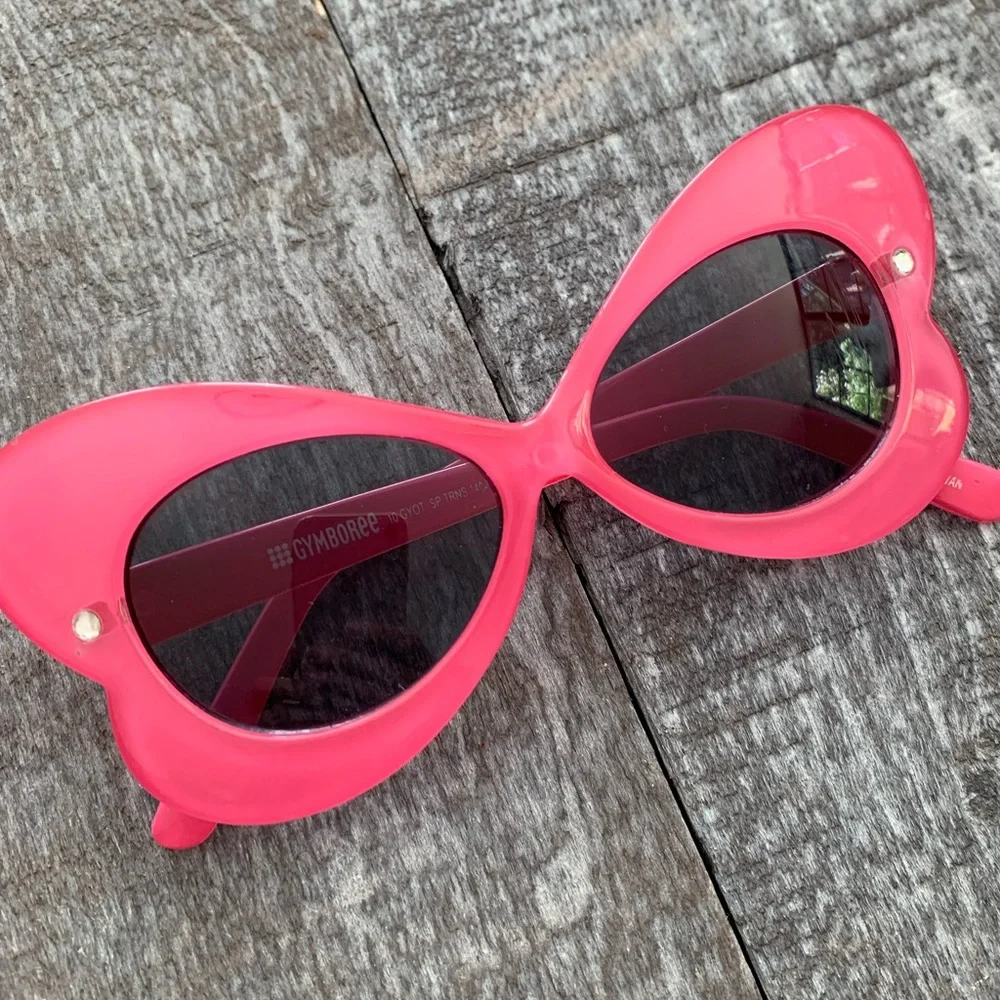 Gymboree Pink Butterfly-Shaped Kids Sunglasses